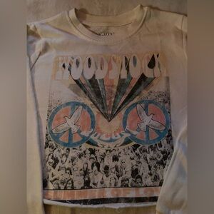 Woodstock Long Sleeve Sweatshirt-Vintage Cream